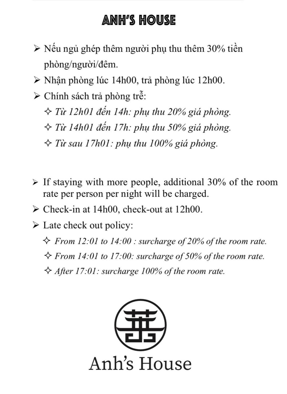 顺化Anh'S House公寓式酒店 外观 照片